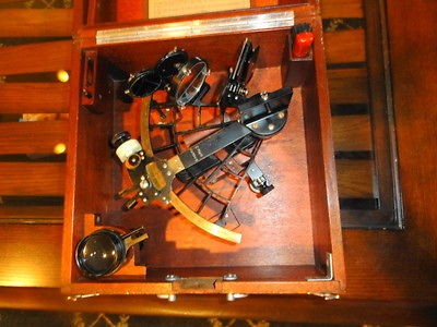 Sextant Of The Kriegsmarine Dated 1939 C. Plath, Hamburg Wooden Case