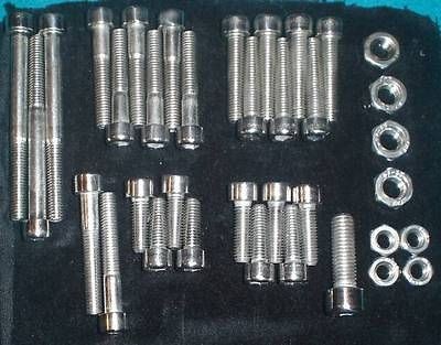 Honda CR250 ELSINORE STAINLESS BOLT KIT 1981   1983 82 POLISHED