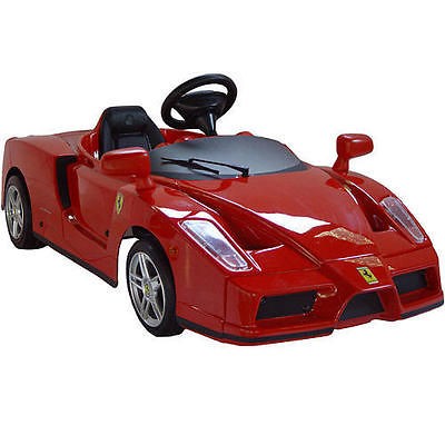 RED ENZO FERRARI BATTERY POWERED OPERATED ELECTRIC RIDE ON