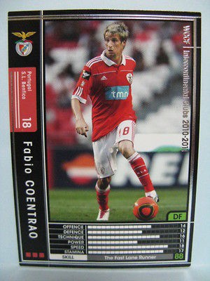 WCCF 10 11 242 Fabio COENTRAO Benfica Real Madrid Portugal The Fast 