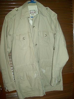 Cabelas Safari Series Safari Jacket British Tan Size Small   Regular 