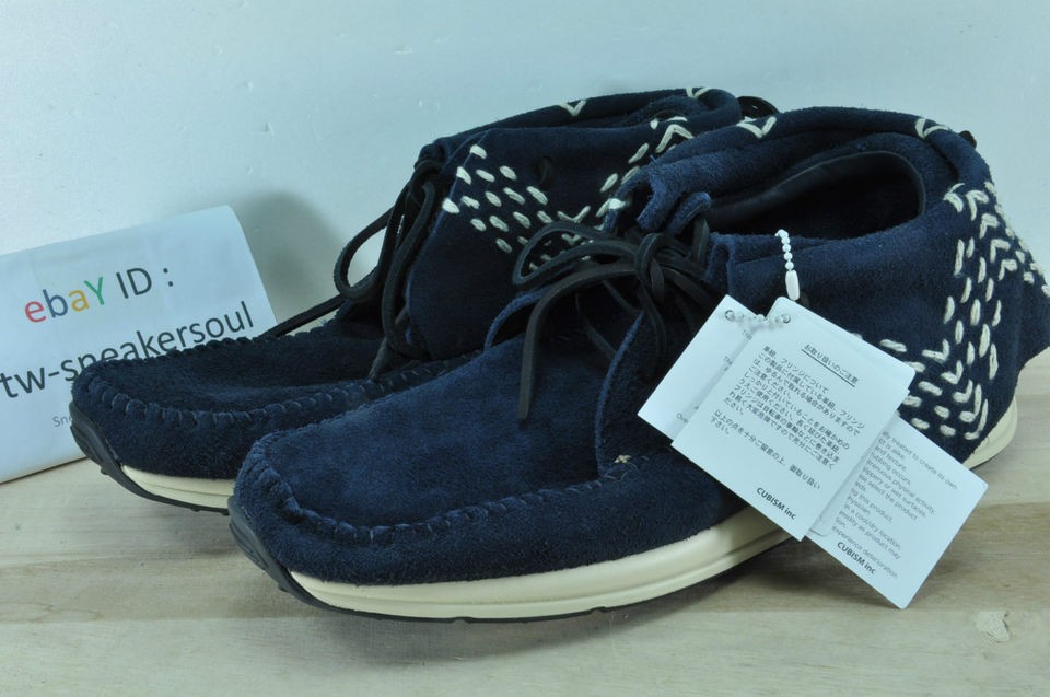 VISVIM 12S/S FBT SASHIKO Lt. NAVY US8 US9 US9.5