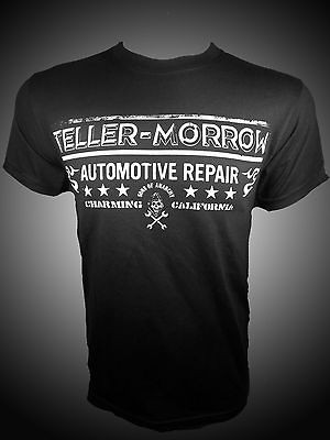   TELLER MORROW AUTOMOTIVE REPAIR SAMCRO SOA BLACK T SHIRT MEDIUM