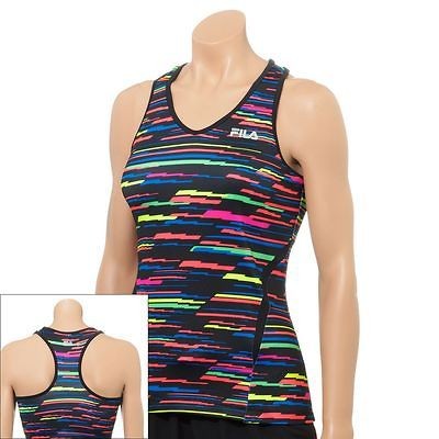 FILA SPORT Spin Lightning Performance Tank womens athletic top RETAIL$ 