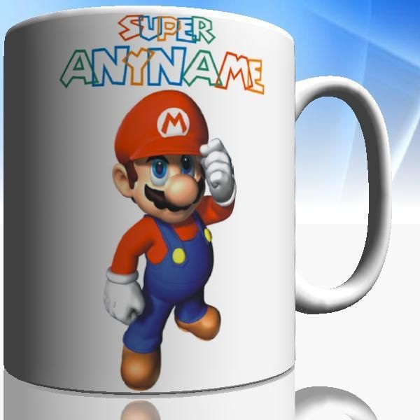 SUPER MARIO Series Characters Personalised MUG Any Name