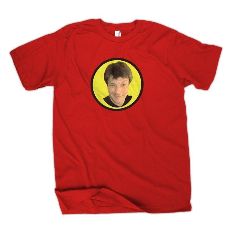 Dr. Horrible Groupie Nathan Fillion Red T Shirt