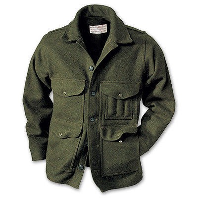 FILSON MACKINAW CRUISER WOOL JACKET FOREST GREEN 40 NEW