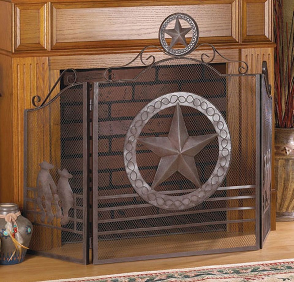 metal fireplace screen in Fireplace Screens & Doors