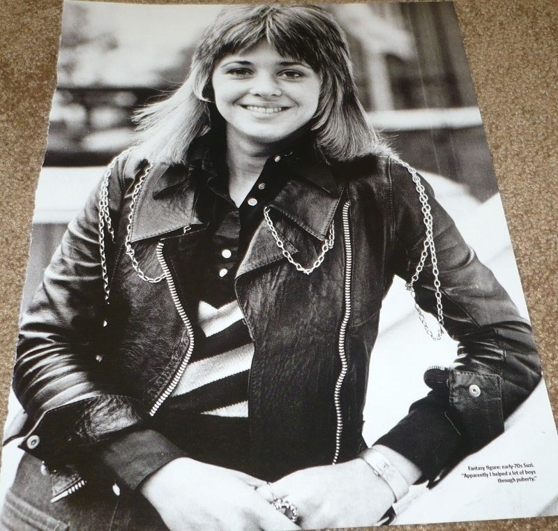 SUZI QUATRO PINUP CLIPPING 70s Shot joan Jett