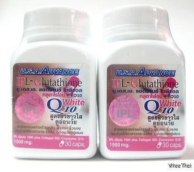 IPL  GLUTATHIONE 1000Mg / WHITENING 60 PILLS (+ Collagen 500, Q10 