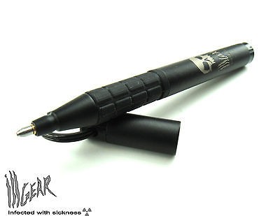 ill Gear Tactical FISHER Space Pen Black Trekker Monster Skull 