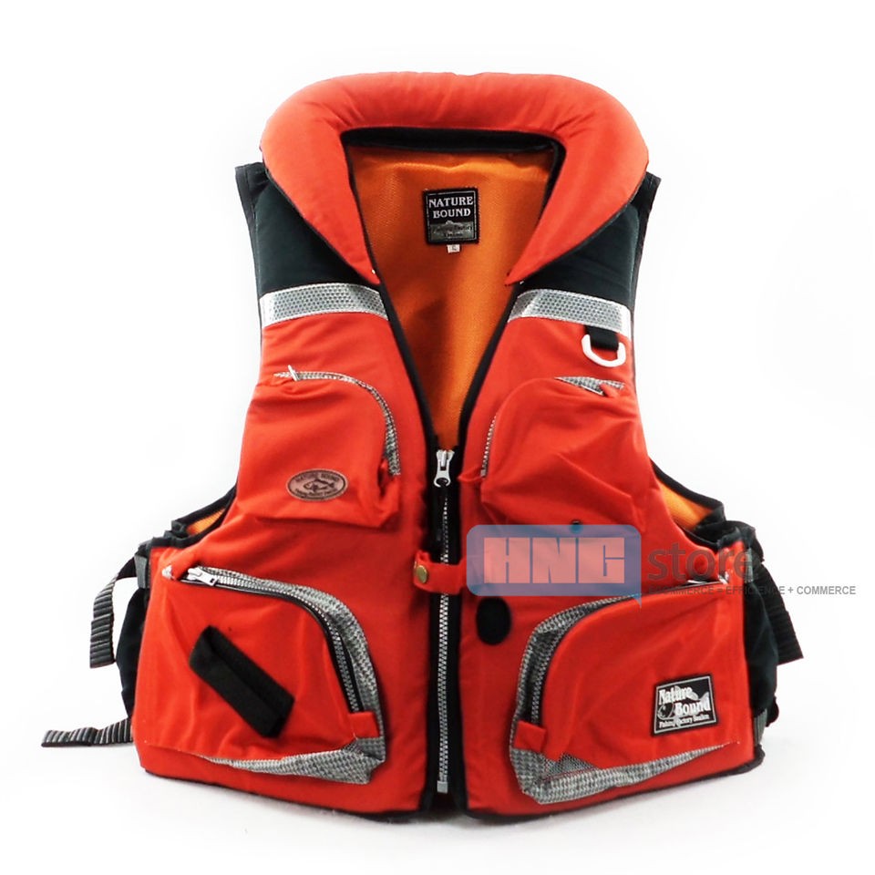   Life Jacket Buoyancy Aid Fishing Vest with Belts PFD Adult Sizes R