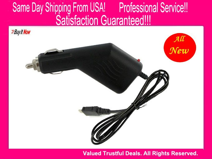 New Car Adapter For GARMIN NUVI Vehicle receiver Auto Power Supply 