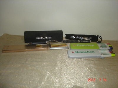   MACALLAN Hennessy Scotch Whisky Heineken Ball Pens Pencils Set