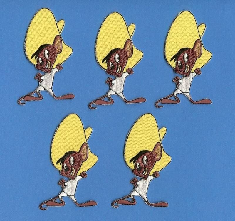 Lot Speedy Gonzales Cartoon Iron On Patches