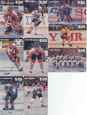   TEAM ONTARIO PHONE PROMO TEAM CARD GILMOUR BLAKE COFFEY JOSEPH MURPHY