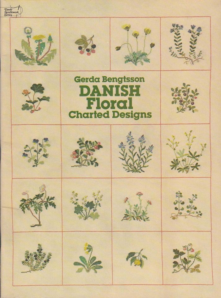 Danish Floral Charted Designs by Gerda Bengtsson, 1980 TPB