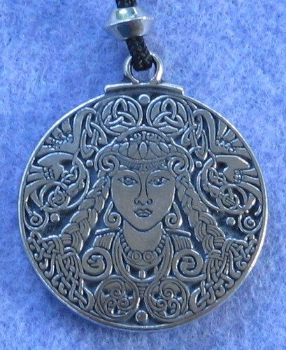 BRIDGIT BRIGHID PENDANT wicca pagan celtic goddess