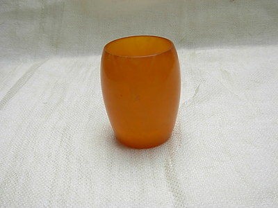 vintage Bakelite amber Turkish FATURAN dice cup 70gr.