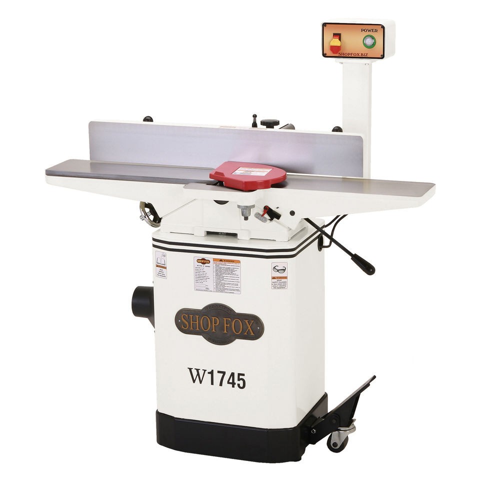 Shop Fox W1745   6 Jointer w/ Mobile Base