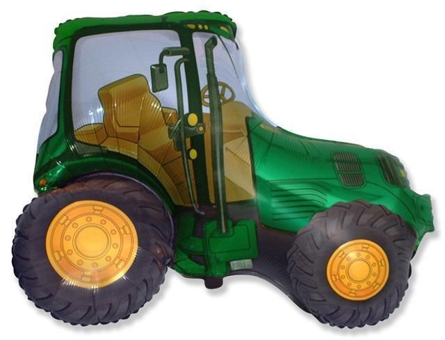 green farm tractor 26 foil balloon farmya rd parties from