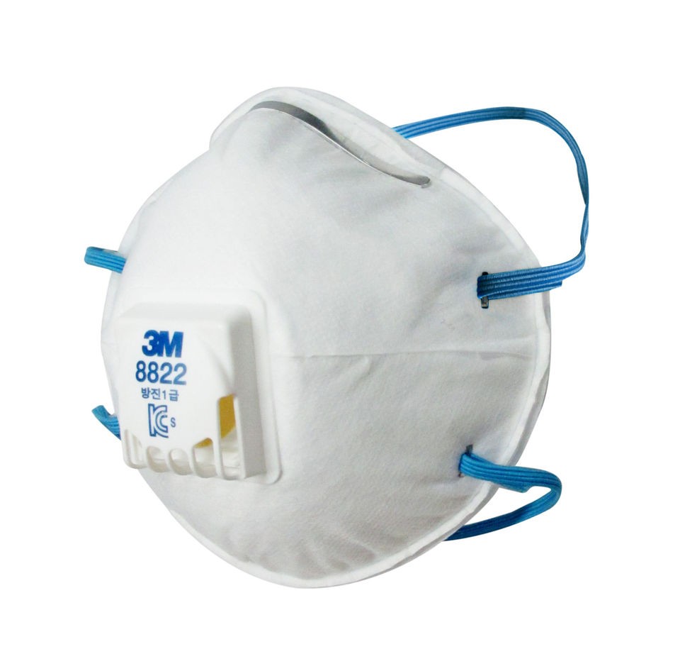 1Box = 10EA} 3M 8822 / 8822K protective dust safety masks with 