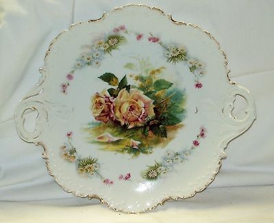 VINTAGE ~ R & C ~ SERVING DISH / PLATE WITH ROSES