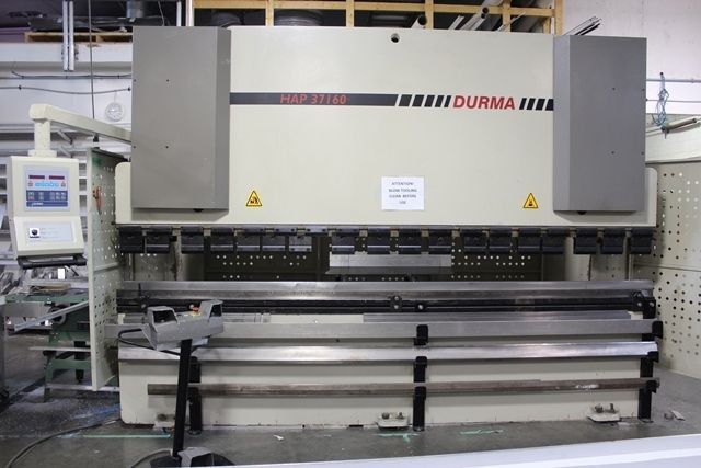   175 Ton x 12 Hydraulic Press Brake HAP 37160 NC X & Y Backgauge Amada