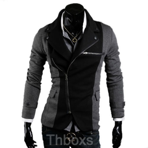 Awesome Slim Fit Mens Casual Long Sleeve Jacket Blazer Coat M L XL XXL 