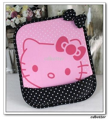 Hello Kitty Bowknot Fabric Wrist Rest Laptop Mouse Pads Mats