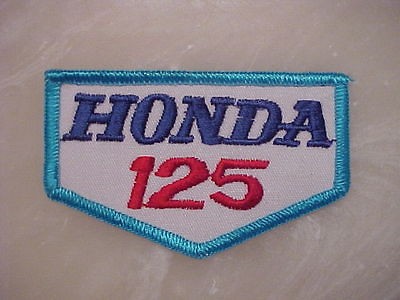 Vintage Honda 125 Motorcycle patch CR 125 ATC Moto cross dirt bike 