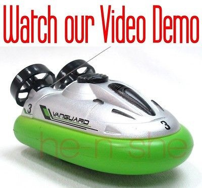   Raido Remote Control RC hovercraft hover boat 777 220 9230 green