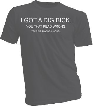 Funny T shirt,Hilarious,rude,Hoodie,GIFT,I HAVE A DIG BICK, BIG BANG 