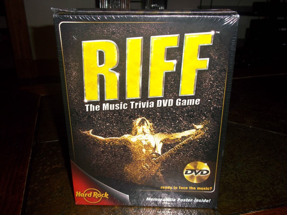 2005 RIFF The Music Trivia DVD Game (BRAND NEW) Memorabilla Poster