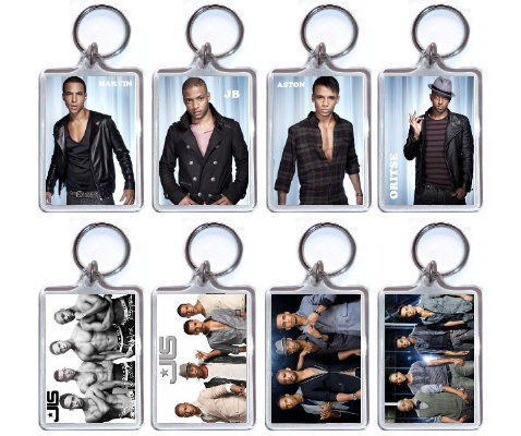 JLS ASTON MERRYGOLD MARVIN HUMES JB ORITSE KEYRING BAG TAG FAN GIFT