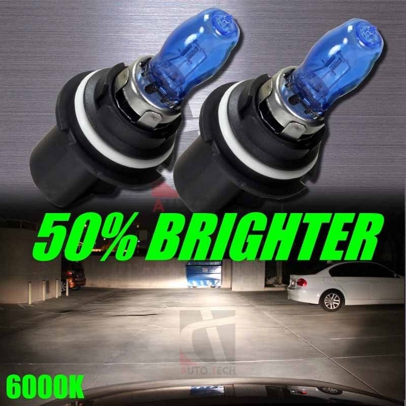 9007 XENON HALOGEN 6000K WHITE H.O.D LIGHT BULBS/BULB 100W HEADLIGHTS 