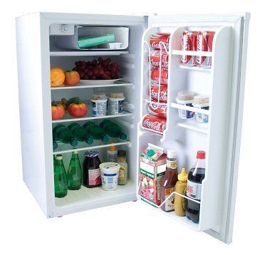 Haier HNSE04 4 cu ft Refrigerator Freezer White compact rm mini great 