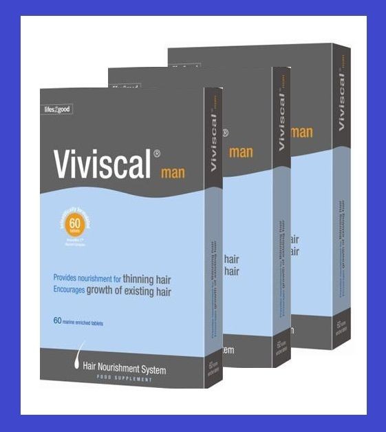 VIVISCAL MAN Maximum Strength HAIR LOSS 60 TABLETS