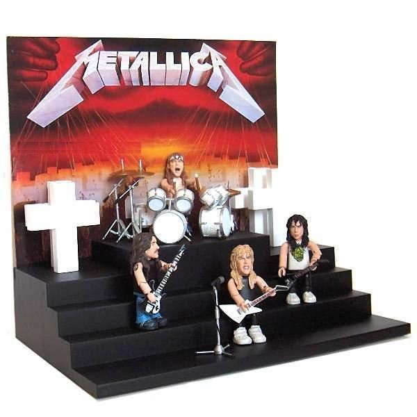 SMITI METALLICA MASTER OF PUPPETS PLAYSET FIGURES NIB