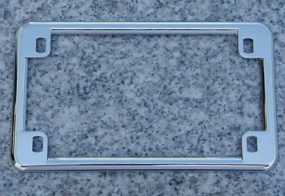 Chrome Money License Plate Frame Bolts   Motorcycle Custom Dollar 