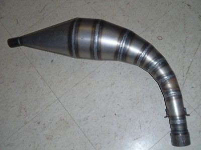   racing go kart exhaust expansion chamber 2 stroke pipe increase hp