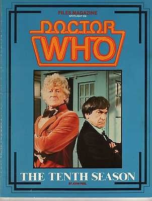   WHO FILES MAGAZINE 1986 SEASON TEN JON PERTWEE PATRICK TROUGHTON