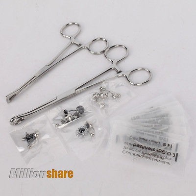 Professional Body Piercing Kit Tools Opening Plier