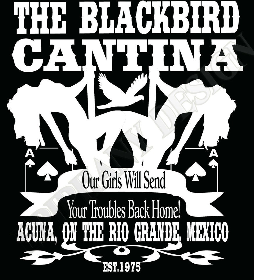 ZZ TOP Inspired T Shirt XXXL XXXXL XXXXXL The Blackbird Cantina 