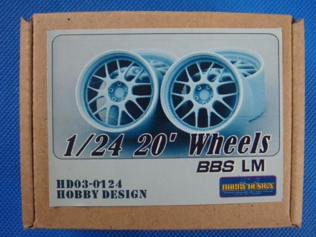 HOBBY DESIGN HD03 0124 1/24 20 WHEELS BBS LM