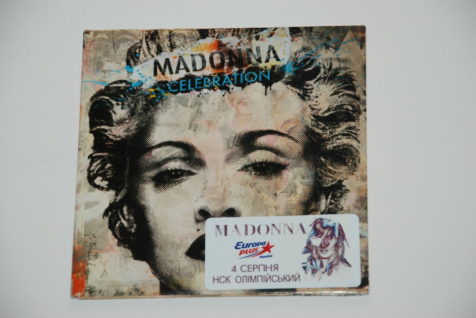 UKR Tour 2012 Advert. sticker MADONNA Celebration Poster UKRAINE 