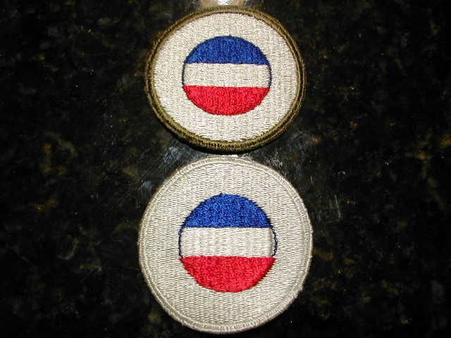 WW II GHQ Reserve Patch Set (2).