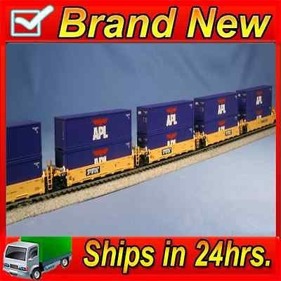 Kato 106 6142 N Scale Gunderson MAXI I Double Stack Well Car TTX 