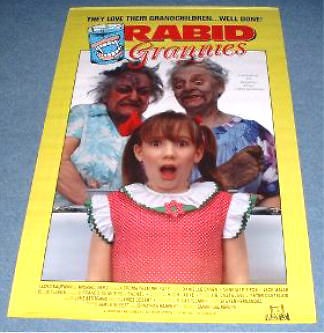 RABID GRANNIES ORIGINAL ROLLED MOVIE POSTER TROMA 1987