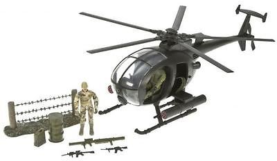   World Peacekeepers 118 Combat Helicopter Little Bird GI Joe Scale